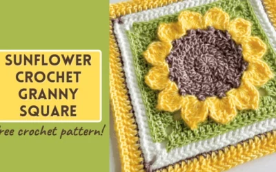 Sunflower Crochet Granny Square